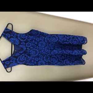 Nordstrom brand blue laced dress